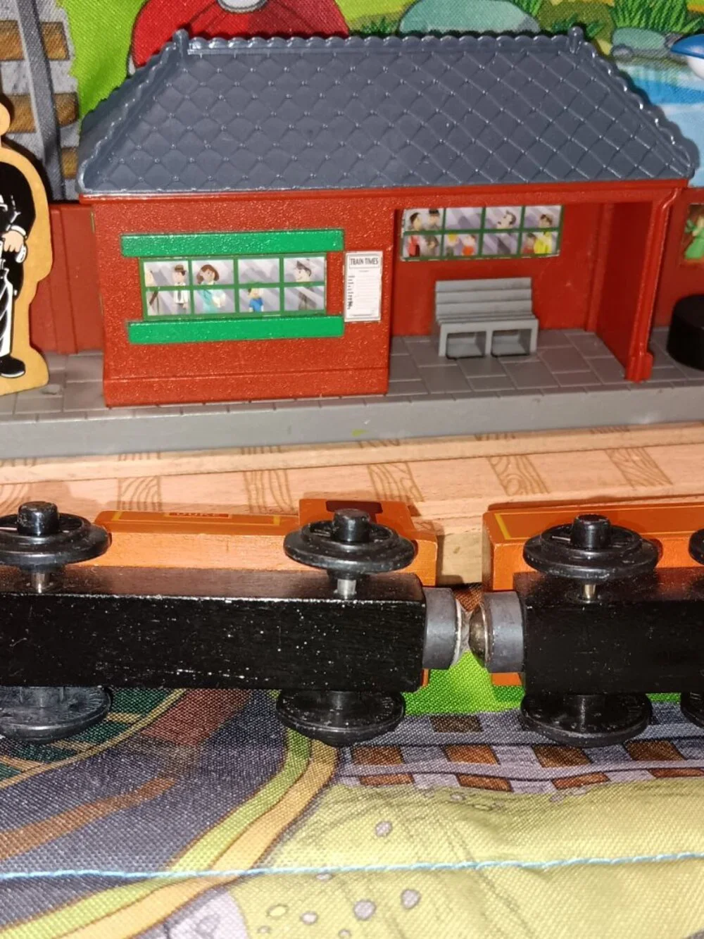 Thomas Wooden Railway Train Track Engine Duke with Coal Tender